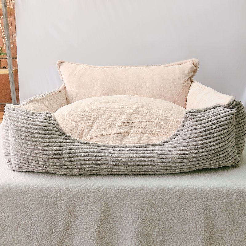 Discover the Ultimate Comfort for Your Furry Friend with the Plush Warm Pet Kennel Dog Bed